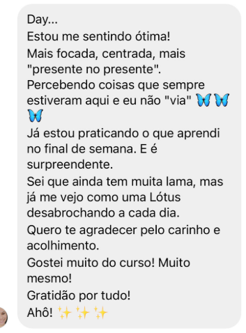 Depoimento de aluna 7